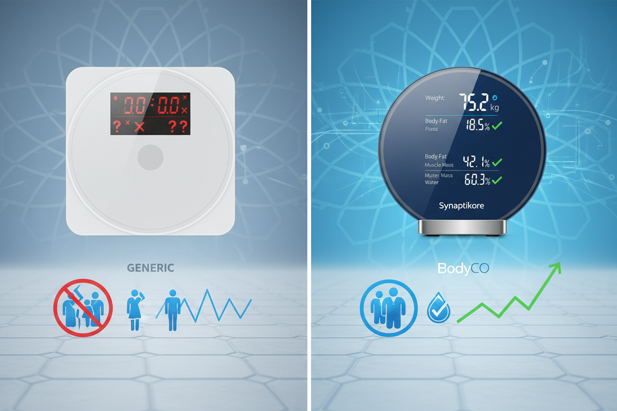 Why Most Smart Scales in the UAE Are Inaccurate And How BodyCO by Synaptikore Is Different